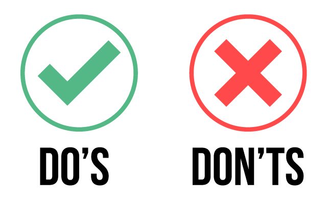 Dos-and-Donts Dos and Don'ts of Release forms