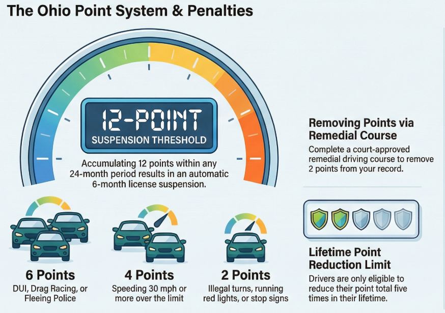 Ohio DMV Point System